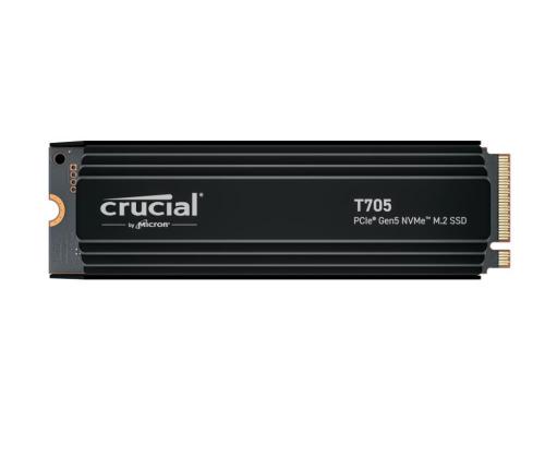 SSD CRUCIAL T705 2TB M.2 PCIe Gen5 NVMe Write speed 12700 MBytes/sec Read speed 14500 MBytes/sec...