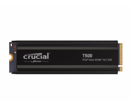 SSD CRUCIAL T500 4TB M.2 PCIe Gen4 NVMe 3D NAND Write speed 6900 MBytes/sec Read speed 7000...