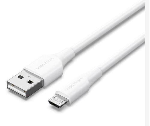 CABLE USB2.0 TO MICRO-B/2M WHITE CTIWH VENTION