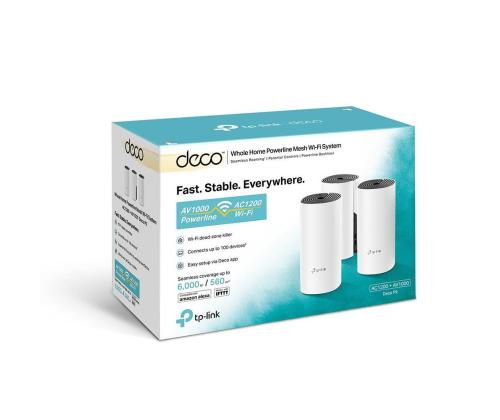 Wireless Router TP-LINK Wireless Router 3-pack 1167 Mbps Mesh IEEE 802.11a IEEE 802.11 b/g IEEE...