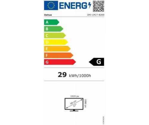 LCD Monitor DAHUA LM27-B200 27" 1920x1080 16:9 60Hz 6.5 ms DHI-LM27-B200