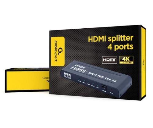 CABLE HDMI SPLITTER 4PORTS/DSP-4PH4-02 GEMBIRD
