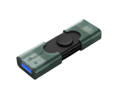 MEMORY DRIVE FLASH USB3.2/128G DUO DTDEG2/128GB KINGSTON
