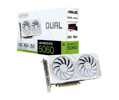 Graphics Card ASUS NVIDIA GeForce RTX 5060 8 GB GDDR7 128 bit PCIE 5.0 16x Dual Slot Fansink DUAL...