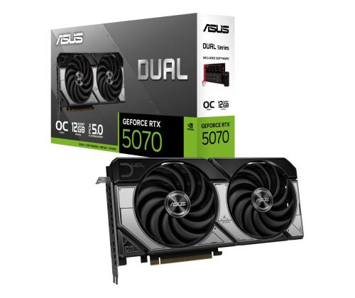 Graphics Card ASUS NVIDIA GeForce RTX 5070 12 GB GDDR7 192 bit PCIE 5.0 16x Dual Slot Fansink...