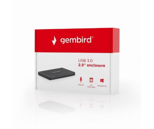 HDD CASE EXT. USB3 2.5"/BLACK EE2-U3S-3 GEMBIRD