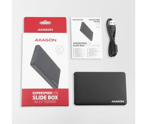 HDD ACC ENCLOSURE 2.5"/USB3.2 EE25-SL AXAGON