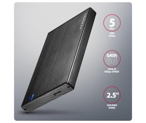 HDD ACC ENCLOSURE 2.5"/USB3.2 EE25-XA6C AXAGON