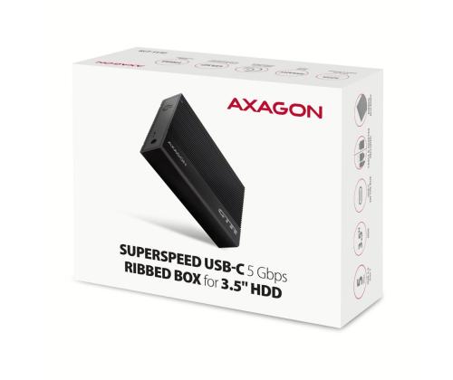 HDD ACC ENCLOSURE 3.5"/USB-C EE35-GTR AXAGON