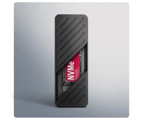 SSD ACC ENCLOSURE M.2 NVME/USB-C EEM2-20G AXAGON