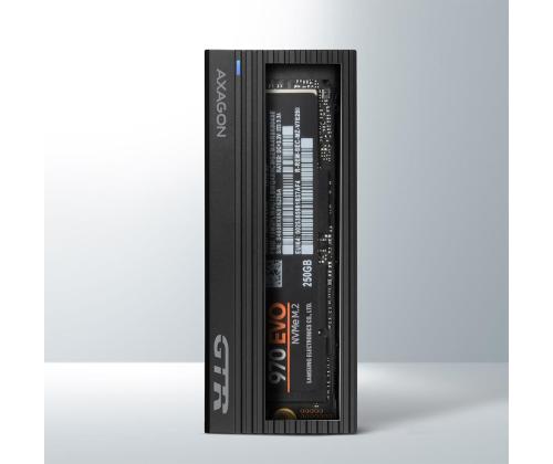 SSD ACC ENCLOSURE M.2 NVME/USB-C EEM2-GTR AXAGON