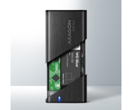 SSD ACC ENCLOSURE M.2 SATA/USB-C EEM2-SBC AXAGON