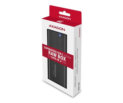 SSD ACC ENCLOSURE M.2 SATA/USB-C EEM2-SBC AXAGON