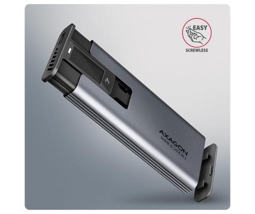 SSD ACC ENCLOSURE M.2 NVME/SATA USB3.2 EEM2-SD2 AXAGON