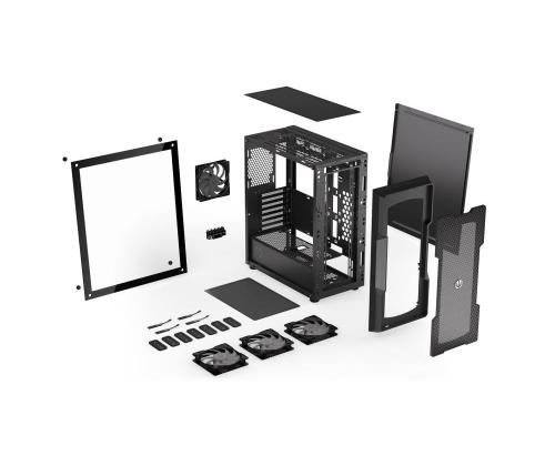 CASE MIDITOWER ATX W/O PSU/REGNUM400 ARGB EY2A009 ENDORFY