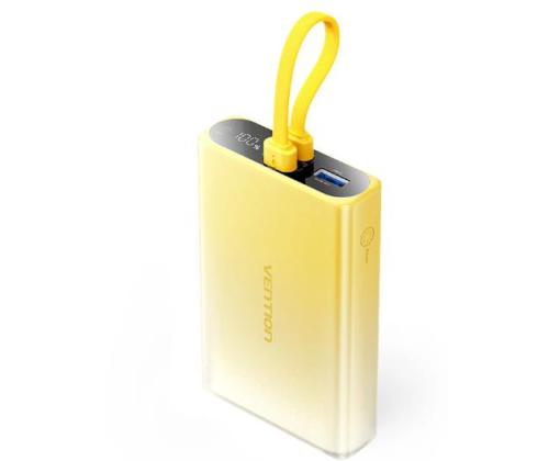 POWER BANK USB 10000MAH 22.5W/YELLOW FHZY0 VENTION
