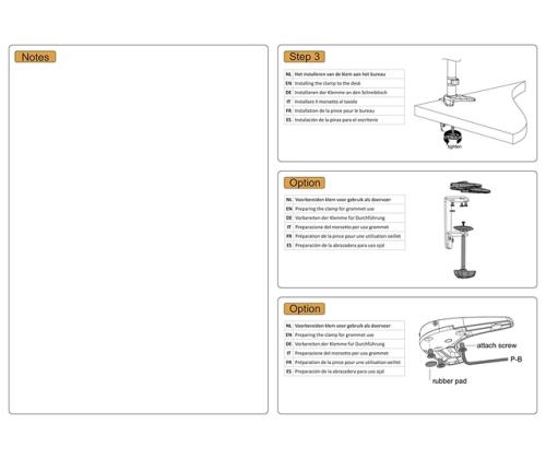 TV SET ACC DESK MOUNT 10-24"/FPMA-D1330DSILVER NEOMOUNTS