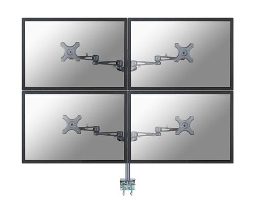 TV SET ACC DESK MOUNT SILVER/10-26" FPMA-D935D4 NEOMOUNTS