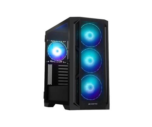 Case CHIEFTEC APEX LUMO Tower ATX EATX MicroATX MiniITX Colour Black GA-01B-L-OP