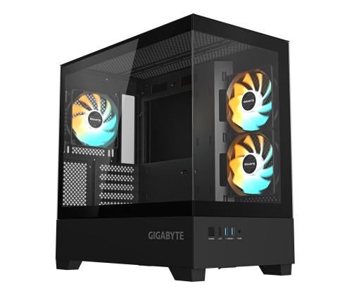 Case GIGABYTE C201 PANORAMIC MidiTower Case product features Rackmountable/Removeable HDD basket...