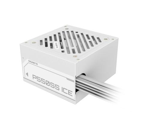 Power Supply GIGABYTE GP-P550SS ICE 550 Watts Efficiency 80 PLUS SILVER PFC Active MTBF 100000...