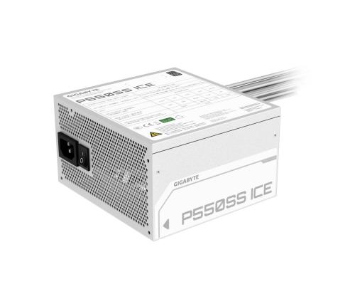 Power Supply GIGABYTE GP-P550SS ICE 550 Watts Efficiency 80 PLUS SILVER PFC Active MTBF 100000...