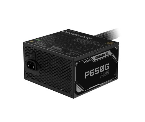 Power Supply GIGABYTE GP-P650G PG5 ATX 3.1 650 Watts Efficiency 80 PLUS GOLD PFC Active MTBF...