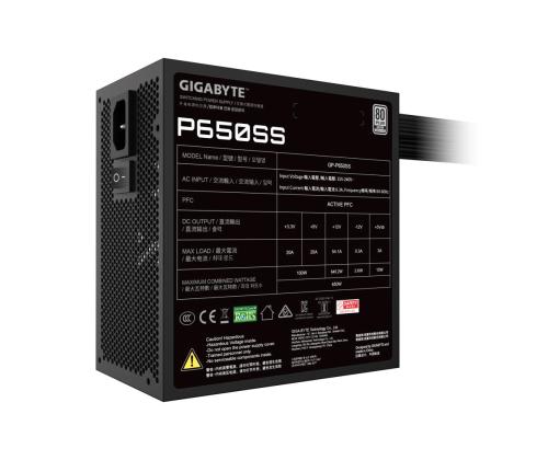 Power Supply GIGABYTE GP-P650SS 650 Watts GP-P650SS