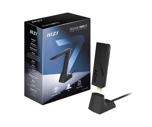 WRL ADAPTER 6500MBPS WIFI7 USB/GUBE65 MSI