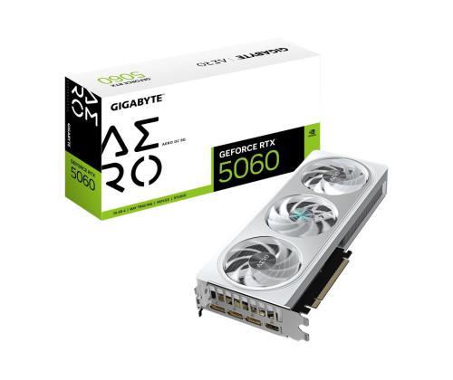 VGA PCIE16 RTX5060 8GB GDDR7/GV-N5060AERO OC-8GD GIGABYTE