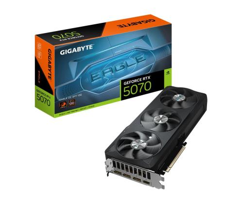Graphics Card GIGABYTE NVIDIA GeForce RTX 5070 12 GB GDDR7 192 bit PCIE 5.0 16x GPU 2587 MHz...