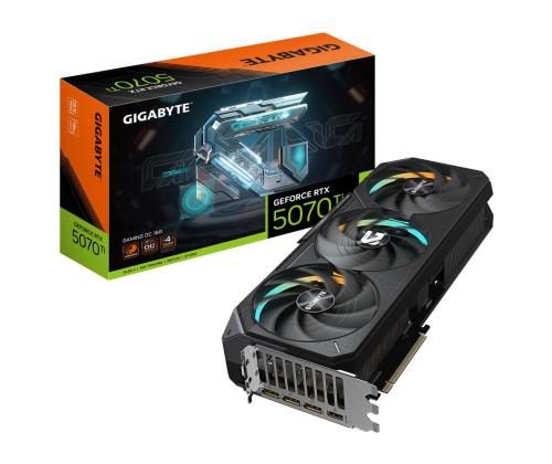 Graphics Card GIGABYTE NVIDIA GeForce RTX 5070 Ti 16 GB GDDR7 256 bit PCIE 5.0 16x 1xHDMI...