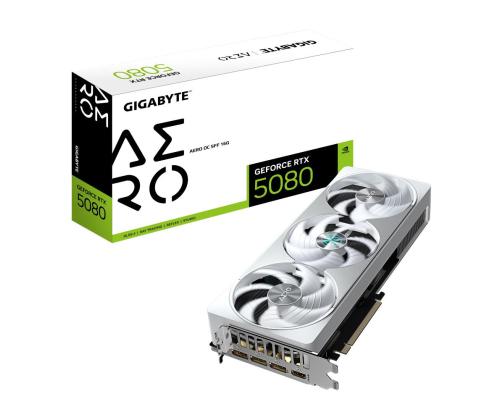 Graphics Card GIGABYTE NVIDIA GeForce RTX 5080 16 GB GDDR7 256 bit PCIE 5.0 16x GPU 2617 MHz Dual...