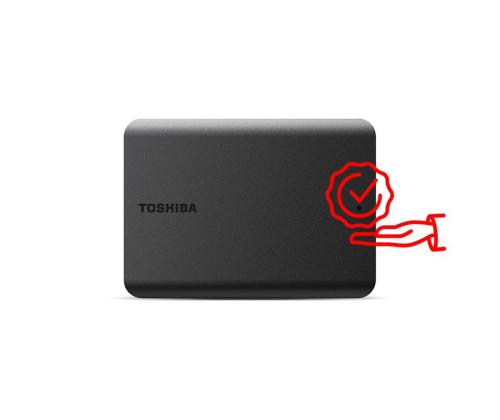 External HDD TOSHIBA Canvio Basics 2022 HDTB510EK3AA 1TB USB 3.2 Colour Black HDTB510EK3AA
