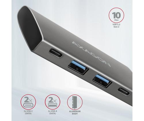 I/O HUB USB3.2 4PORT/0.13M HMC-4G2 AXAGON