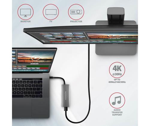 I/O HUB USB-C 5IN1/0.2M HMC-5G2 AXAGON