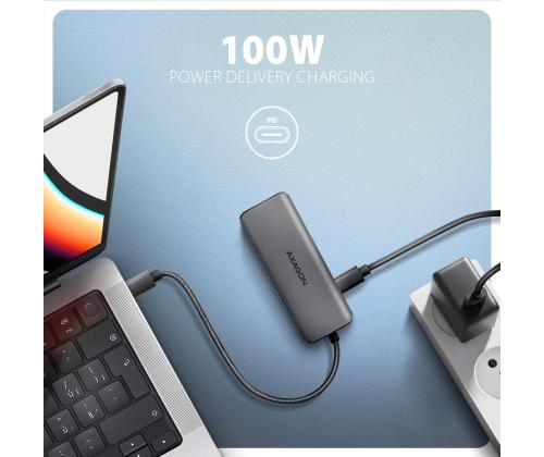 I/O HUB USB-C 5IN1 8K/0.15M HMC-5H8K AXAGON