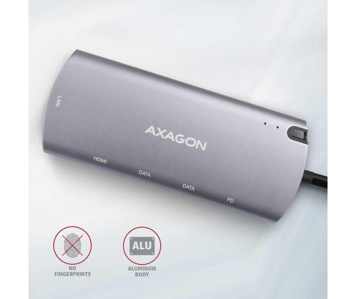 I/O HUB USB-C 6IN1 SATA M.2/0.18M HMC-6M2 AXAGON