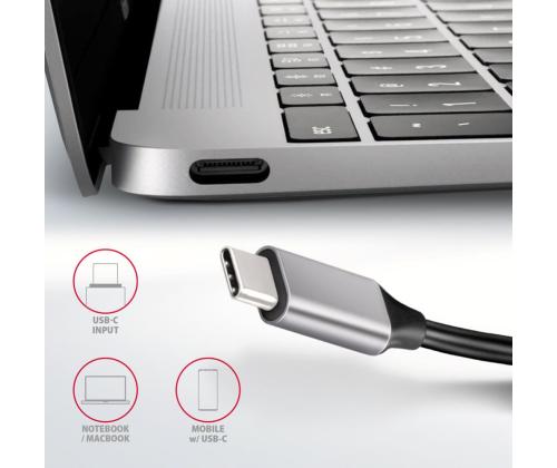 I/O HUB USB-C 5IN1/0.2M HMC-HCR3A AXAGON