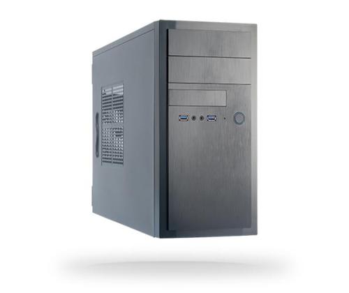 Case CHIEFTEC MiniTower MicroATX Colour Black HT-01B-OP