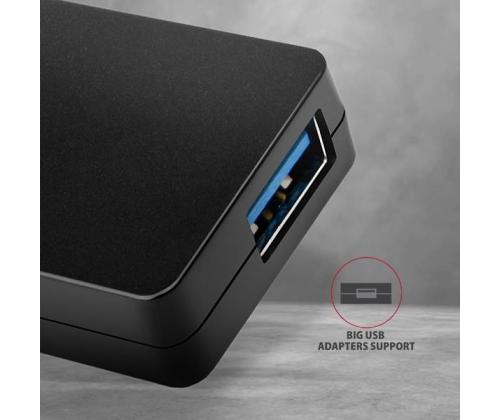 I/O HUB USB3.2 4PORT SLIM/0.14M HUE-G1A AXAGON