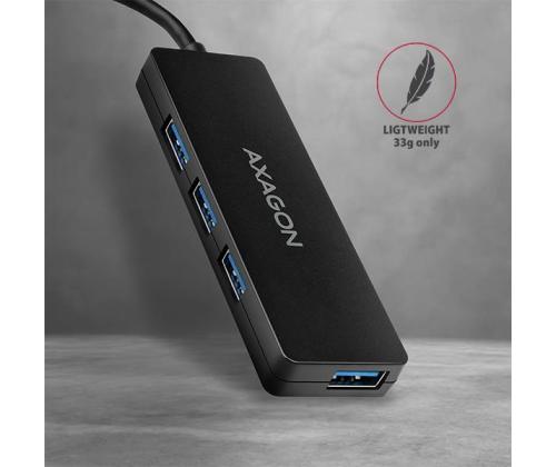 I/O HUB USB3.2 4PORT SLIM/0.14M HUE-G1A AXAGON