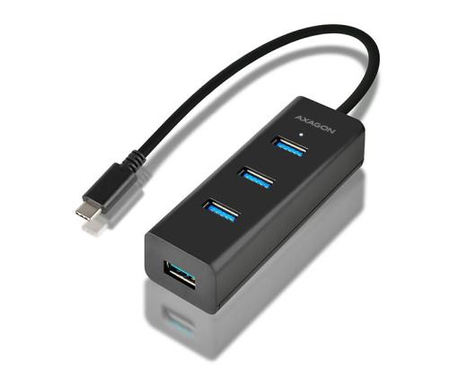 I/O HUB USB-C 4PORT CHARGING/0.4M HUE-S2C AXAGON