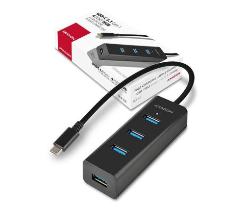 I/O HUB USB-C 4PORT CHARGING/0.4M HUE-S2C AXAGON
