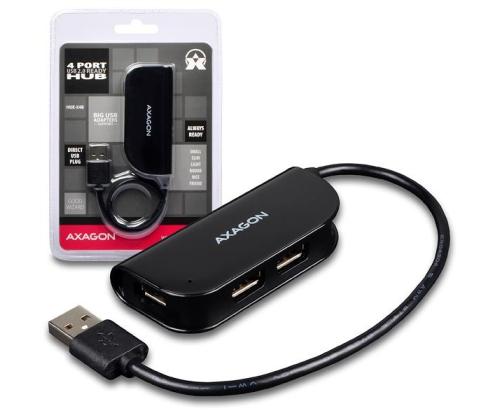 I/O HUB USB2.0 4PORT READY/0.2M HUE-X4B AXAGON