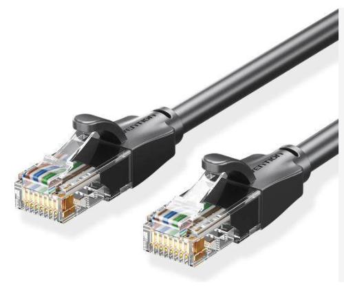 PATCH CABLE CAT.6 UTP/20M BLACK IBEBQ VENTION