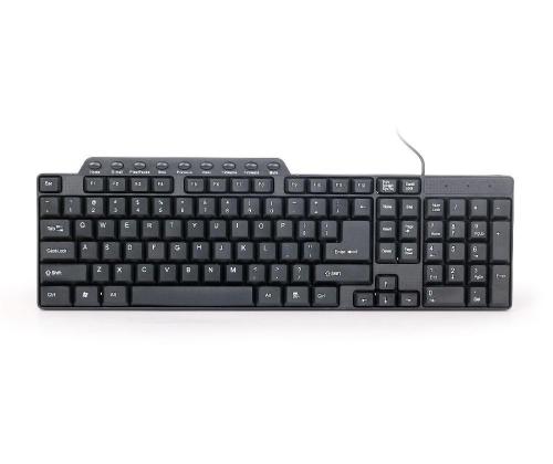 KEYBOARD MULTIMEDIA USB ENG/BLACK KB-UM-104 GEMBIRD