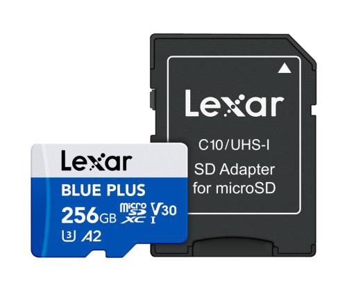 MEMORY MICRO SDXC 256GB UHS-I/W/A LMSBLPL256G-BNANG LEXAR