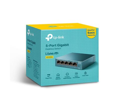 Switch TP-LINK LS105G 5x10Base-T / 100Base-TX / 1000Base-T LS105G