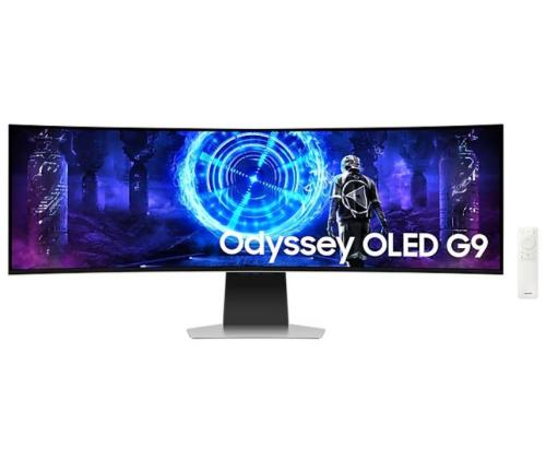 Monitor SAMSUNG 49" Gaming/Curved 5120x1440 32:9 0.03 ms Speakers Height adjustable Tilt Colour...